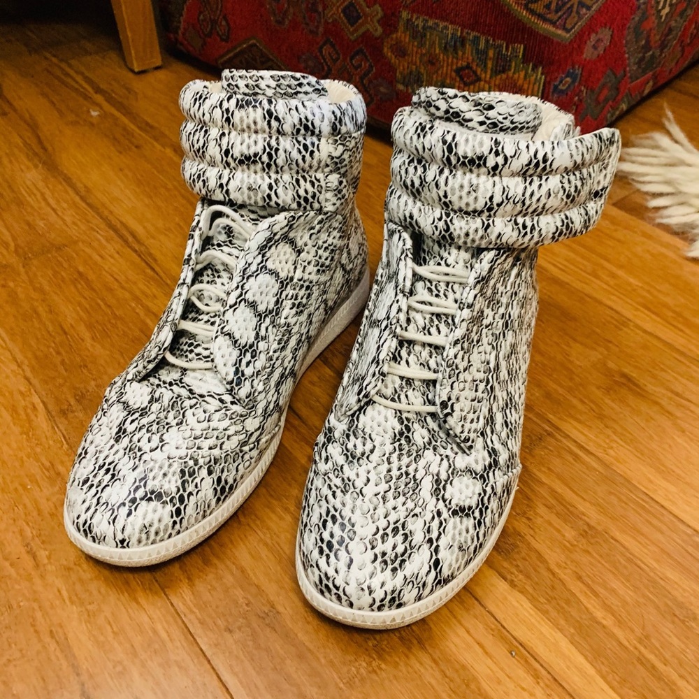 Maison Margiela snake print Future Hightops SOLD